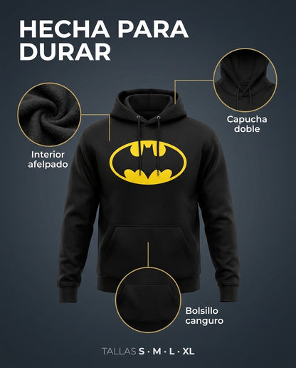 Sudadera De Superhéroes · Logo Grande · detalles