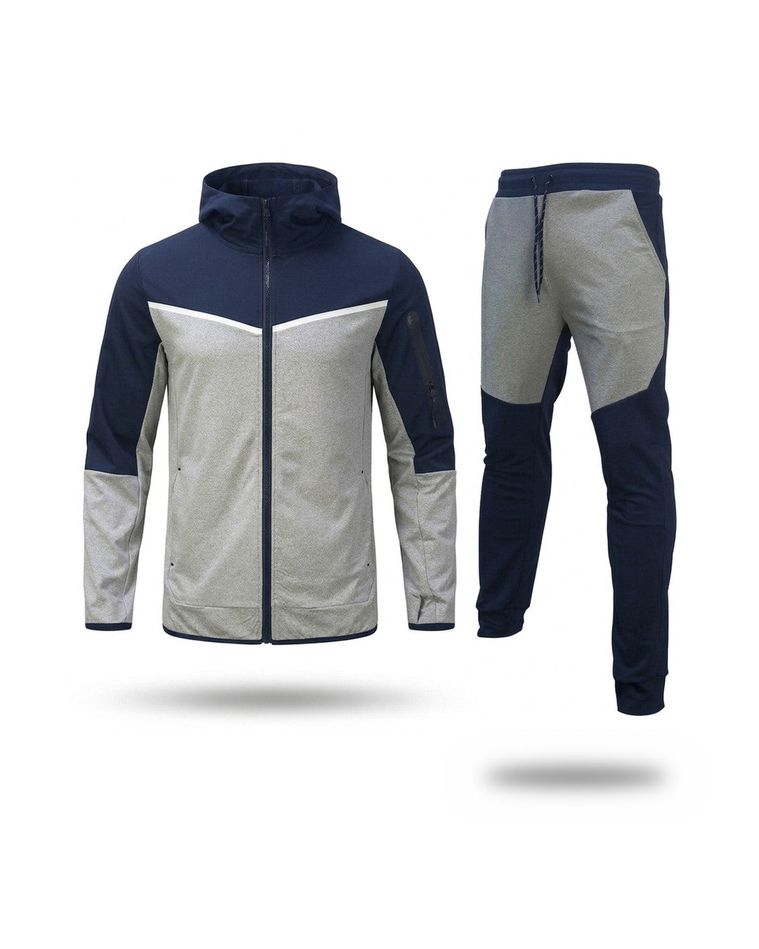 Conjunto De Felpa · var:AZUL MARINO CON GRIS