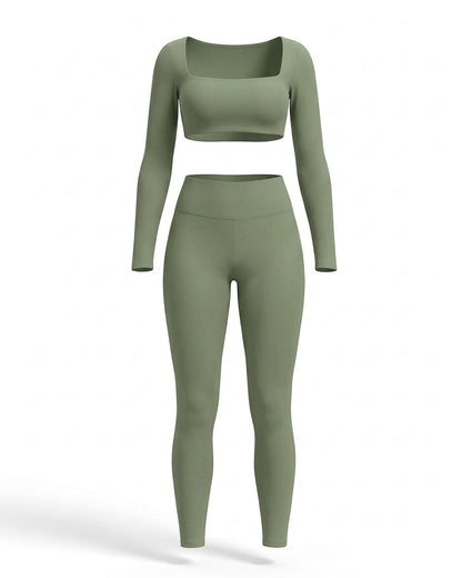 Set Deportivo Mujer · var:VERDE SALVIA