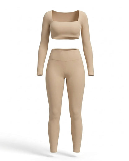 Set Deportivo Mujer · var:BEIGE