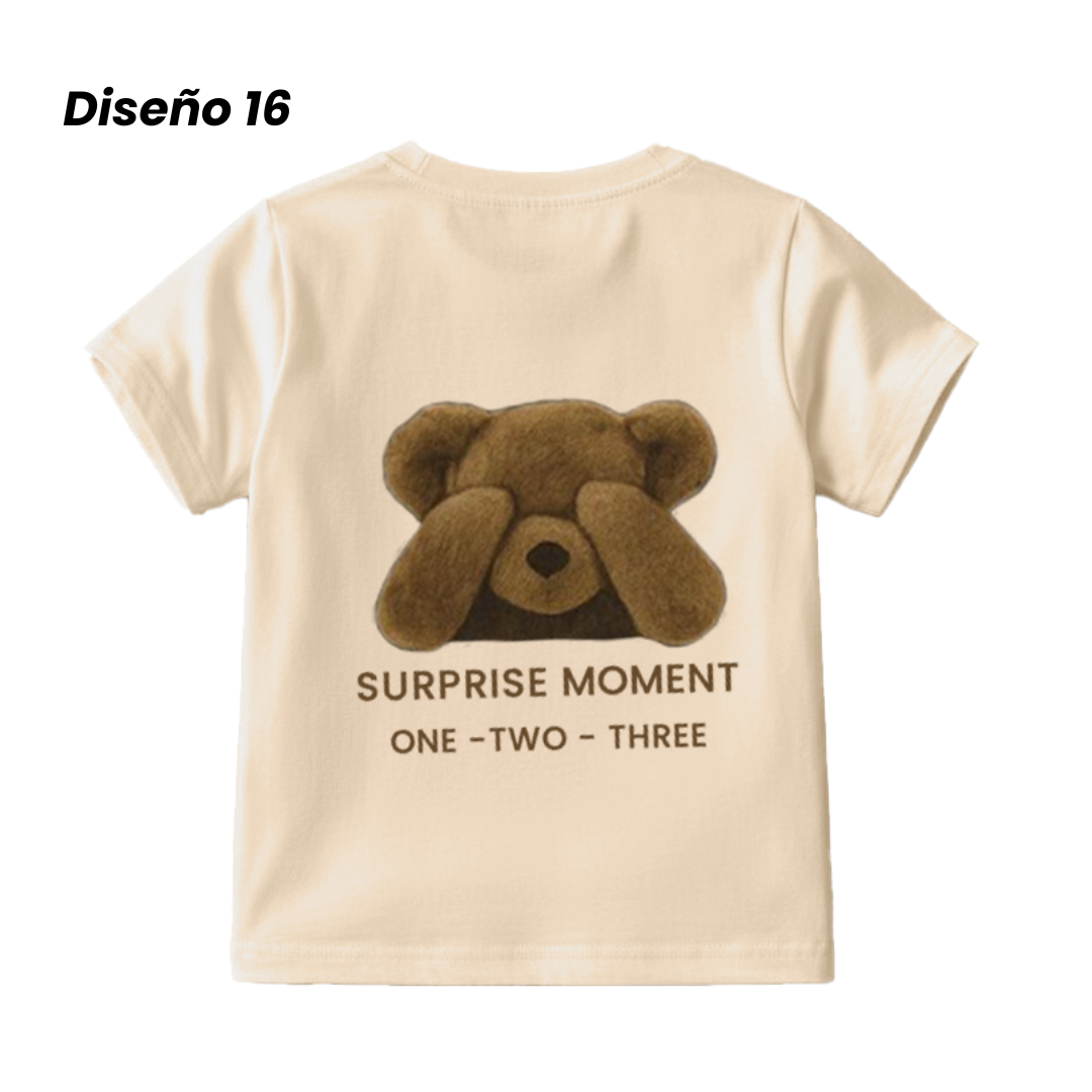 PACK PLAYERAS NIÑOS 100% ALGODÓN | 1 X Q99 ¡SOLO POR HOY! 5 X Q199