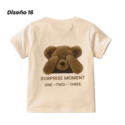 PACK PLAYERAS NIÑOS 100% ALGODÓN | 1 X Q99 ¡SOLO POR HOY! 5 X Q199