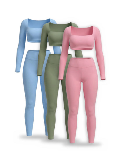 Set Deportivo Mujer · pack:02-pack-3-sets