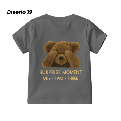 PACK PLAYERAS NIÑOS 100% ALGODÓN | 1 X Q99 ¡SOLO POR HOY! 5 X Q199