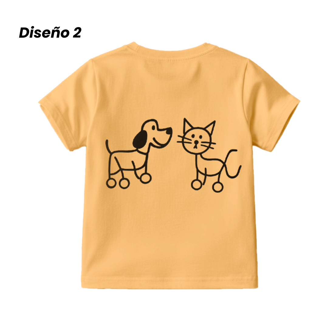 PACK PLAYERAS NIÑOS 100% ALGODÓN | 1 X Q99 ¡SOLO POR HOY! 5 X Q199