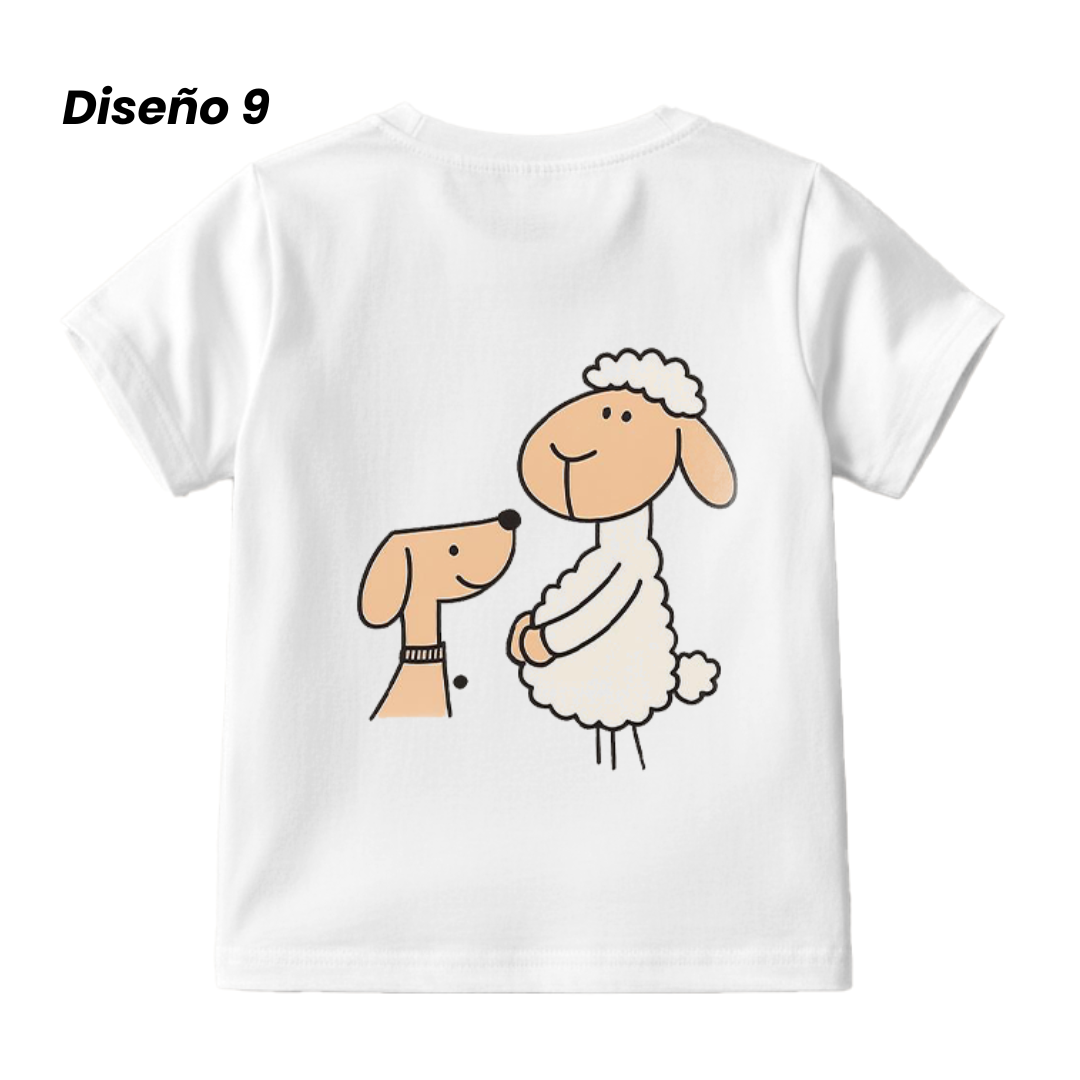 PACK PLAYERAS NIÑOS 100% ALGODÓN | 1 X Q99 ¡SOLO POR HOY! 5 X Q199