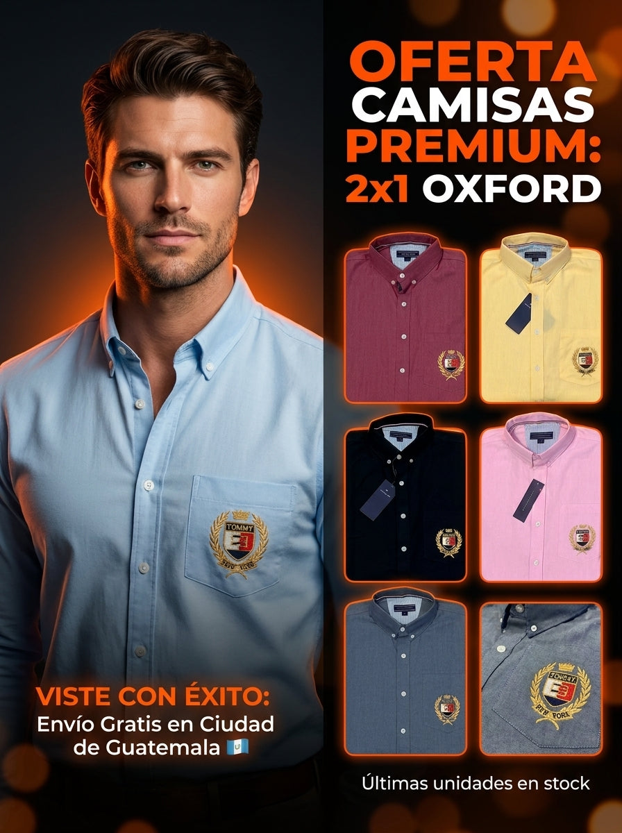 Camisas Tommy tela premium y resistente