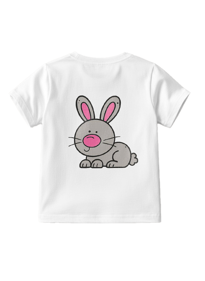 Playera estampada para niños · dis:CONEJITO BLANCO