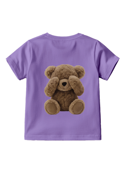 Playera estampada para niños · dis:OSITO MORADO