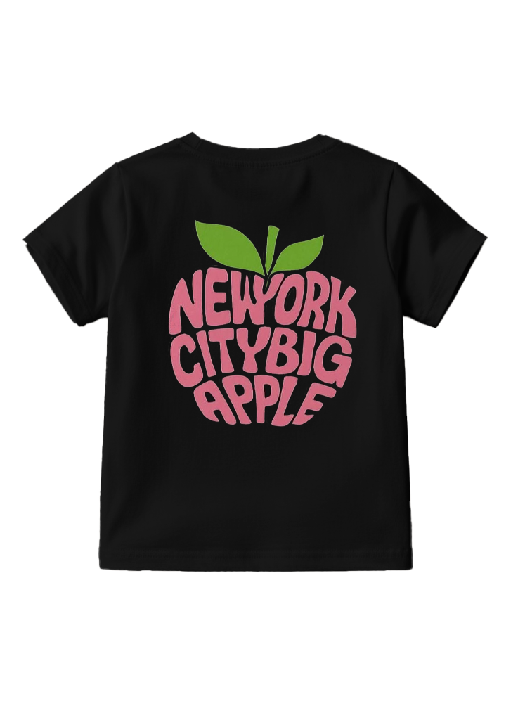 Playera estampada para niños · dis:MANZANA NEGRA