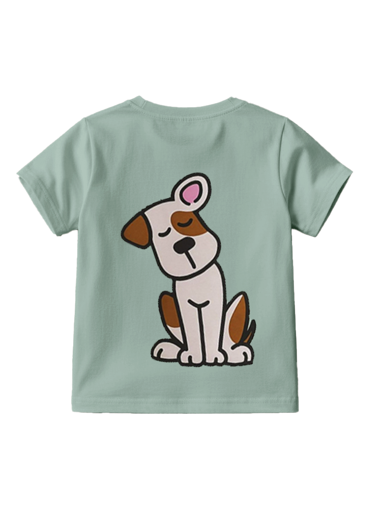 Playera estampada para niños · dis:PERRITO SALVIA