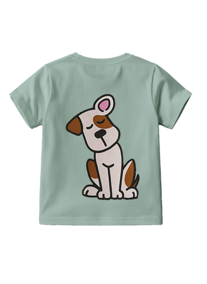Playera estampada para niños · dis:PERRITO SALVIA
