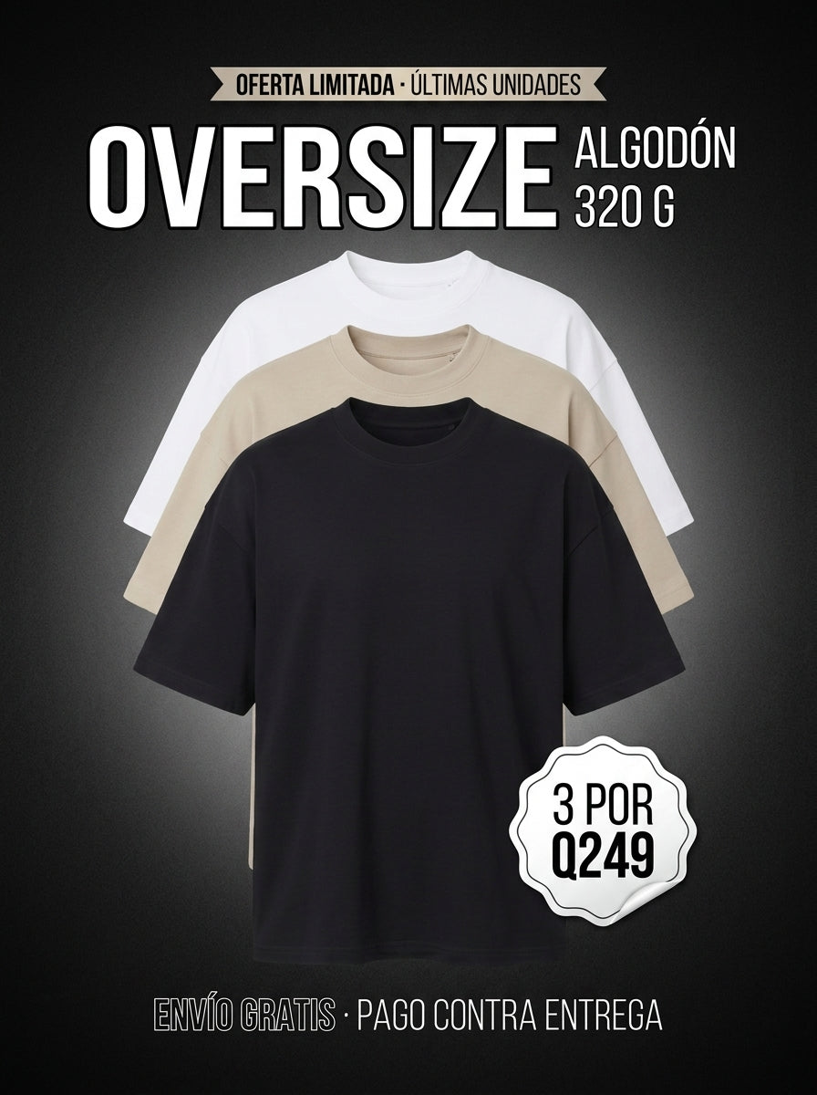 Playera Oversize PREMIUM 320 GRAMOS