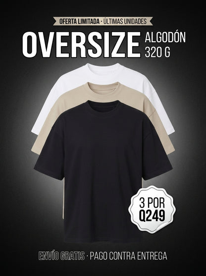 Playera Oversize PREMIUM 320 GRAMOS