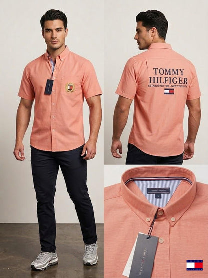 Camisas Tommy tela premium y resistente