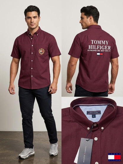 Camisas Tommy tela premium y resistente