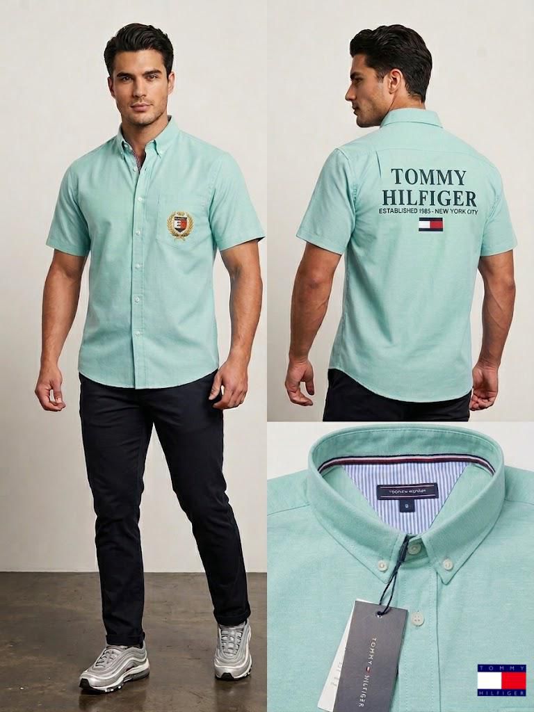 Camisas Tommy tela premium y resistente