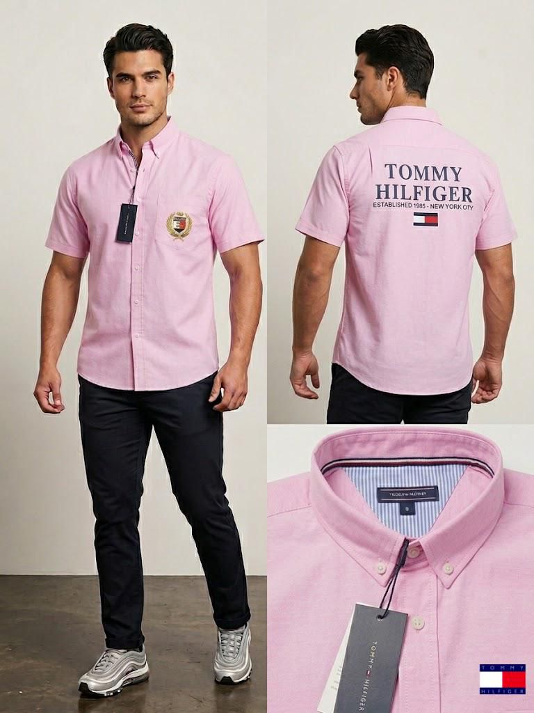 Camisas Tommy tela premium y resistente