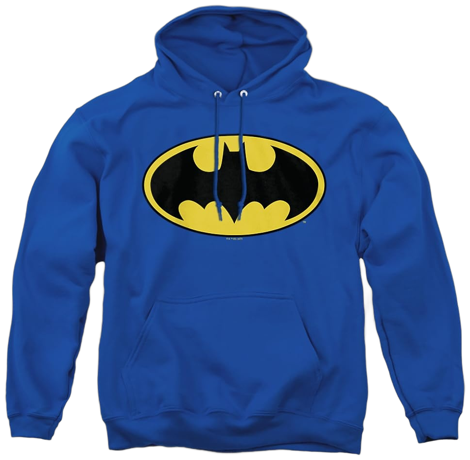 Sudadera De Superhéroes · Logo Grande · var:BATMAN AZUL REY