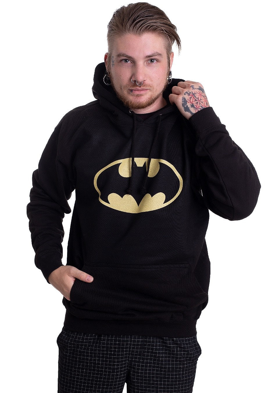 Sudadera De Superhéroes · Logo Grande · modelo:batman-negro-modelo-01