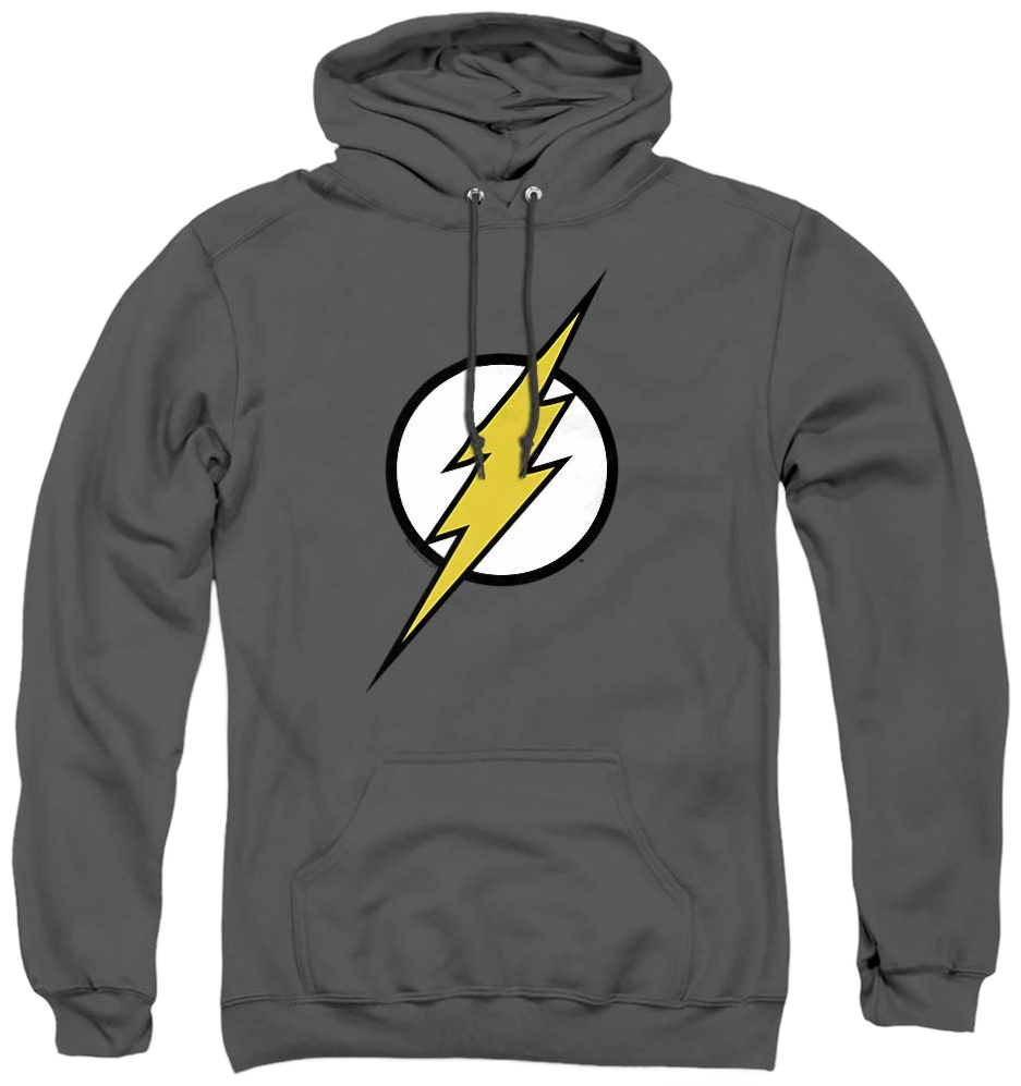 Sudadera De Superhéroes · Logo Grande · var:FLASH GRIS