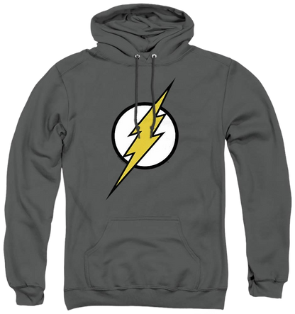 Sudadera De Superhéroes · Logo Grande · var:FLASH GRIS
