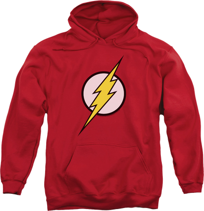 Sudadera De Superhéroes · Logo Grande · var:FLASH ROJA