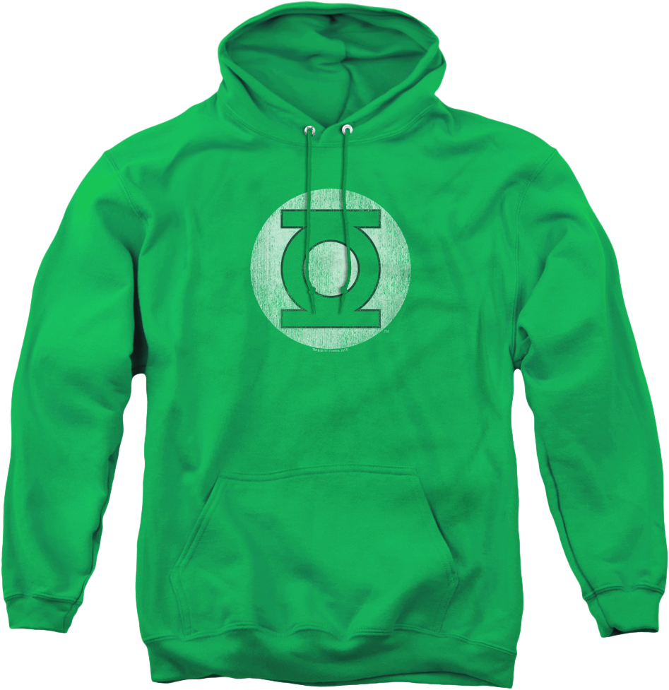 Sudadera De Superhéroes · Logo Grande · var:LINTERNA VERDE