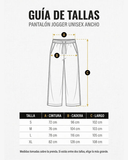 Guia de tallas de la S a la XL