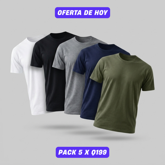 Playeras Básicas 100% Algodón peruano 220gr