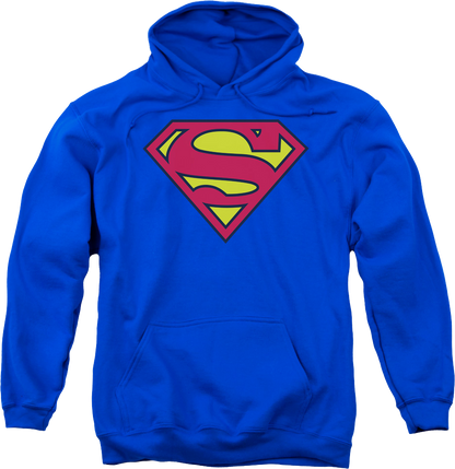Sudadera De Superhéroes · Logo Grande · var:SUPERMAN AZUL REY