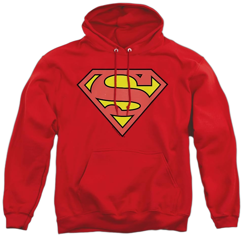Sudadera De Superhéroes · Logo Grande · var:SUPERMAN ROJA