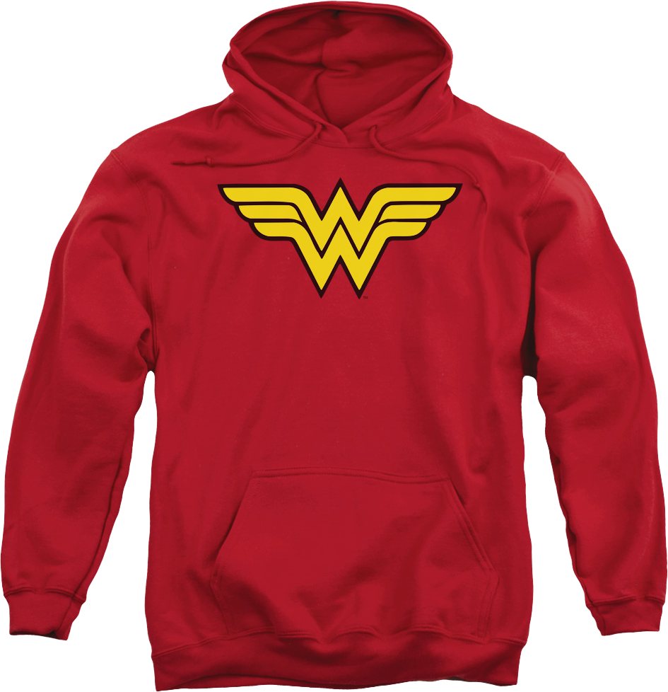 Sudadera De Superhéroes · Logo Grande · var:WONDER WOMAN ROJA