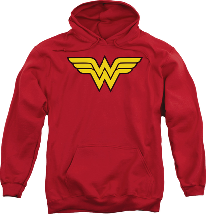 Sudadera De Superhéroes · Logo Grande · var:WONDER WOMAN ROJA